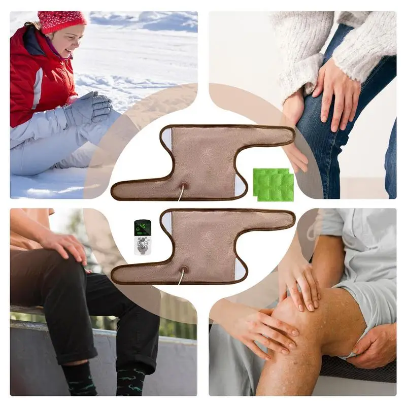 Грелка для колена регулируемый тепловой компресс грелка суставов ног женская