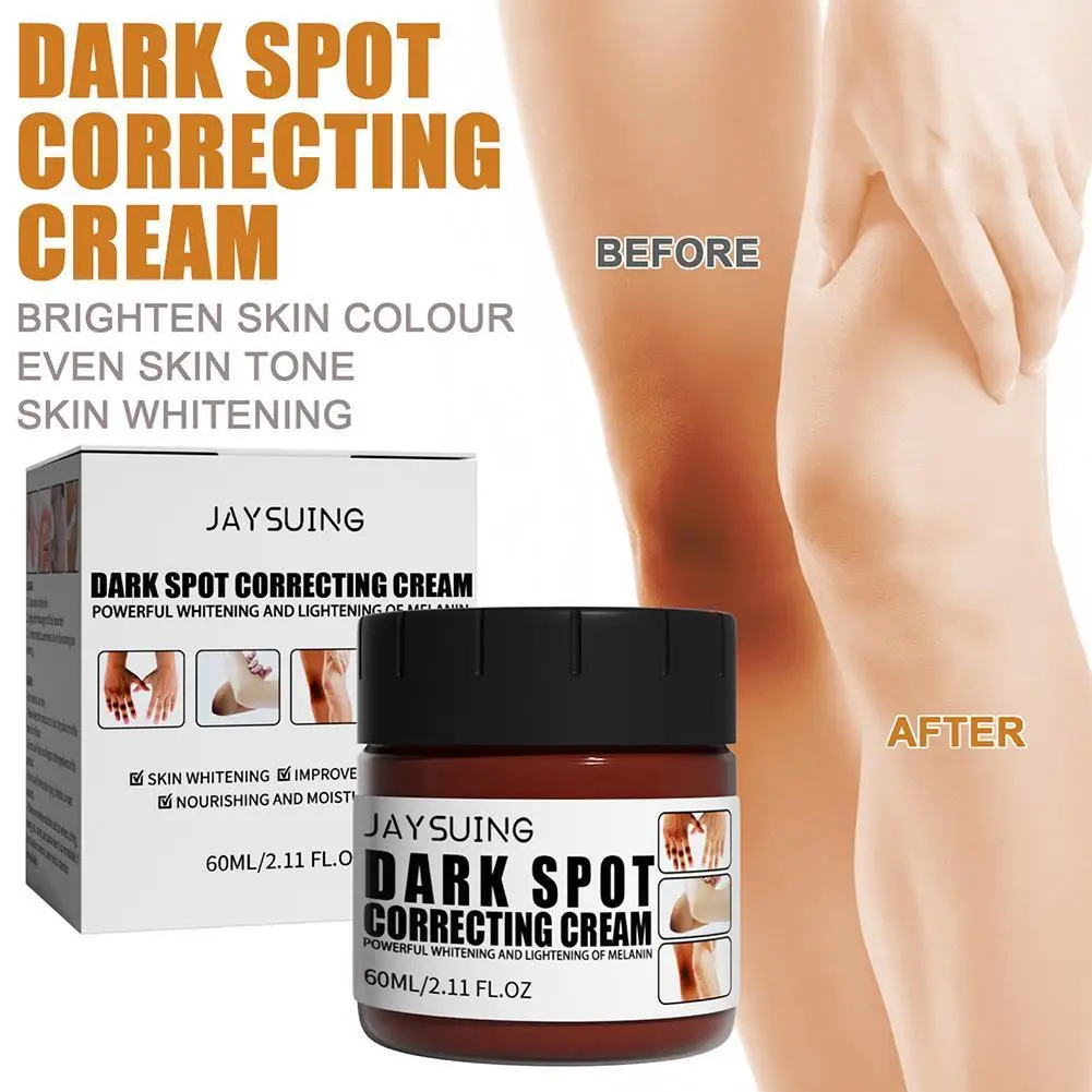 

60ml Whitening Cream Body Lotion Dark Spots Melasma Lightening Black Joints Knees Ankle Underarm Polish Skin Cleansing Cream