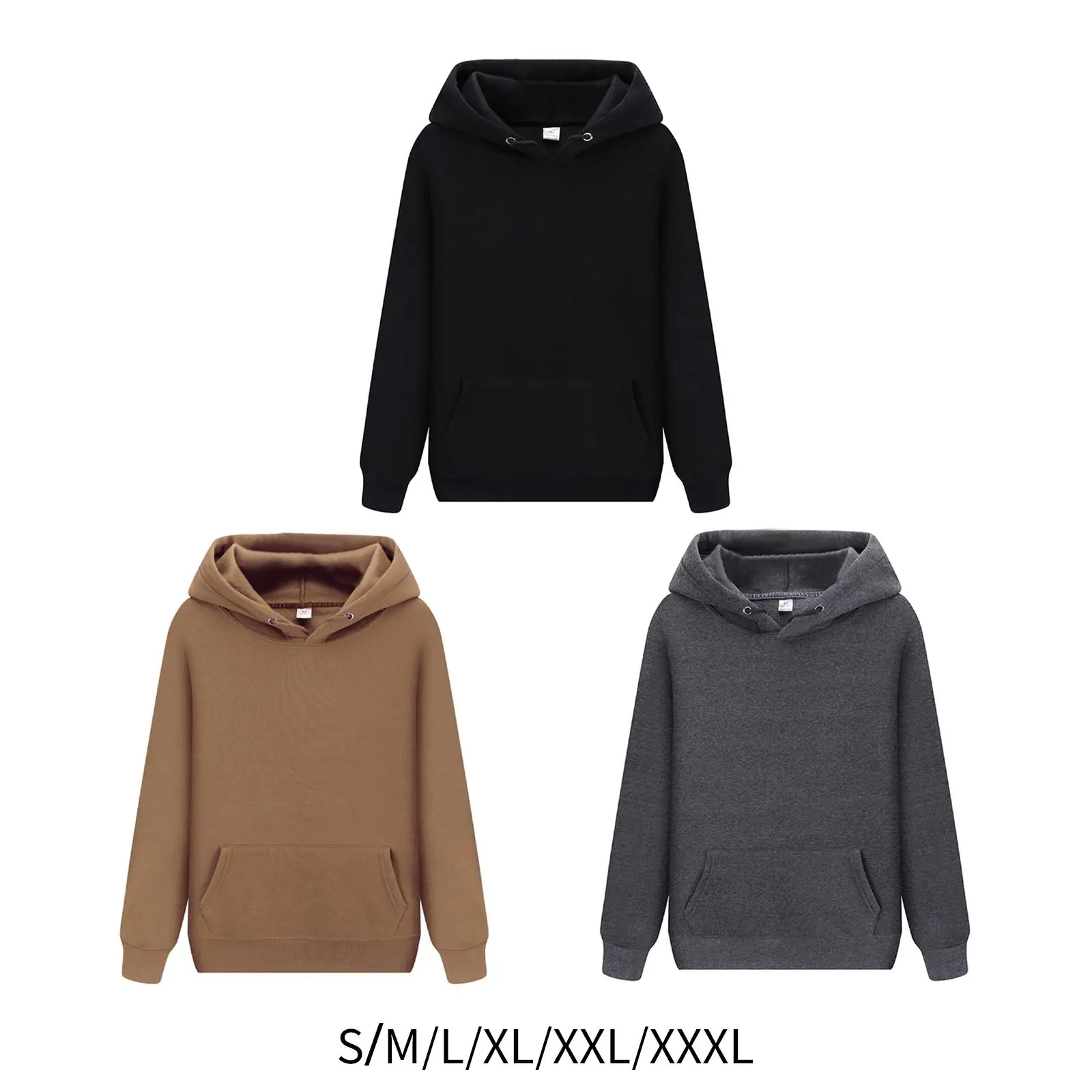 

Hooded Sweatshirt Long Sleeve Autumn Winter Casual Soft Pullover Hoodie Tops