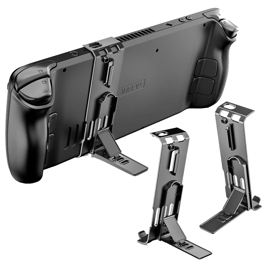 

Holder Stand For Steam Deck Console Host Back Bracket Repair Parts External Base Stand Adjustable Stand Base for Steam Deck