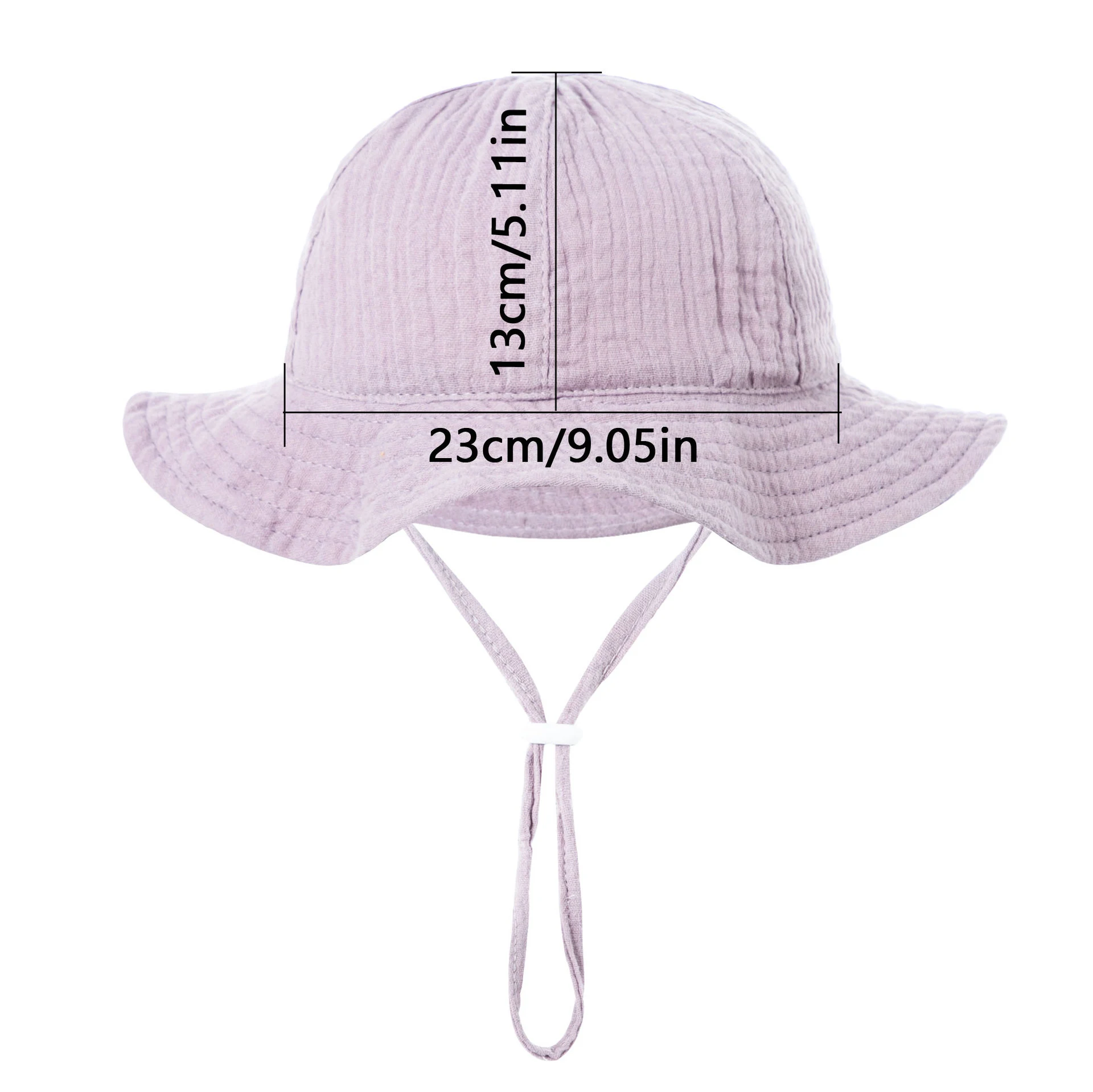 Baby Cotton Bucket Hat New Children Sunscreen Outdoor Caps Boys Girls Print Panama Hat Unisex Beach Fishing Hat For 3-12 Months images - 6