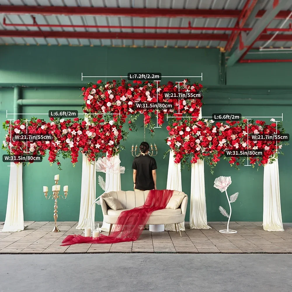 Украшение Arche Mariage фон искусственный цветочный композиция событие высокого