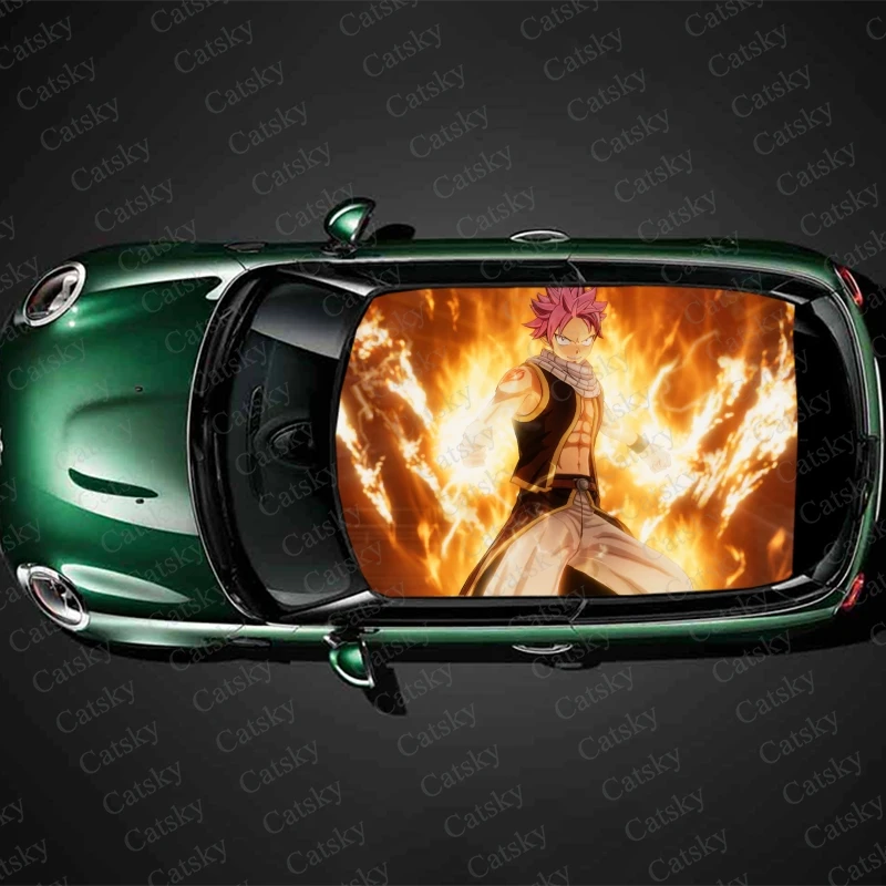 

fairy tail anime Car stickers decals car roof sunroof decoration stickers vinyl wrap modified itache car decals