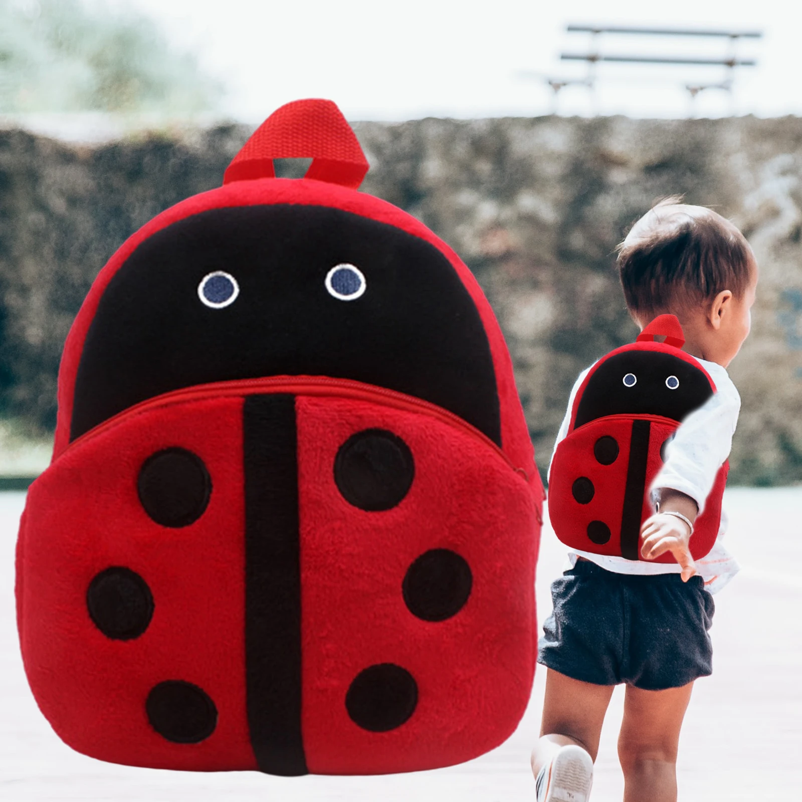 

Fashion 3D Cartoon Plush Children School Bags Mini Backpack and 18 Inch Doll Accessory Backpack