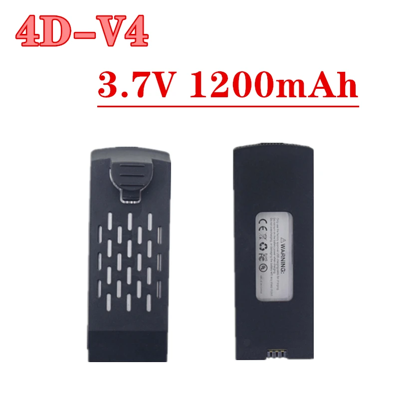 

3,7 V 1200mAh литиевая батарея для 4DRC V4 4D-V4 квадрокоптера вертолета дрона RC UAV аксессуары аккумуляторная батарея 3,7 V