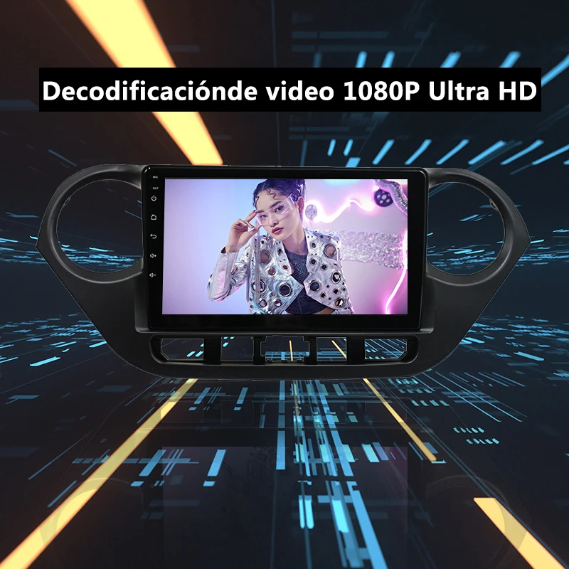 Автомагнитола GHC для Hyundai I10 2013-2016 9 дюймов Android GPS |