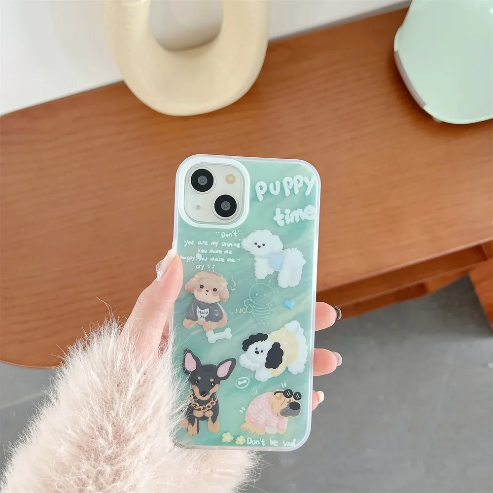 

Милый чехол с рисунком животных для iphone 14 14Promax 11ProMax 11 12Pro 12 13ProMax 13Pro 13 XS XR XSMAX 8Plus, мягкий чехол