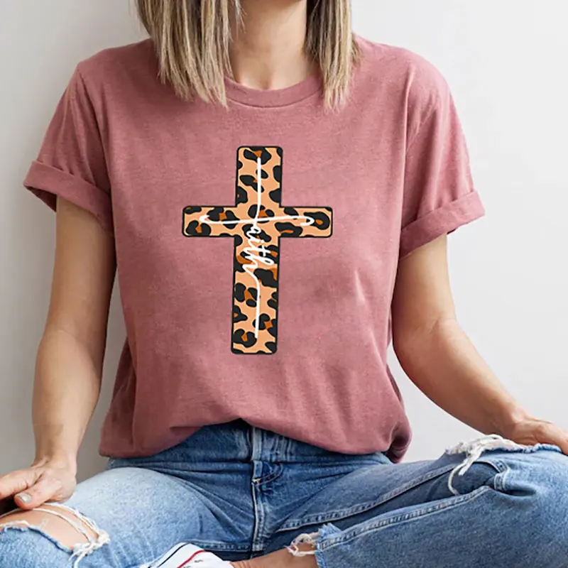 

Summer Casual Harajuku Jesus T Shirt Women Tops Hipster Tee Shirt Print Cotton Women Tshirt O-Neck Cartoon Short Sleeve T-shirt