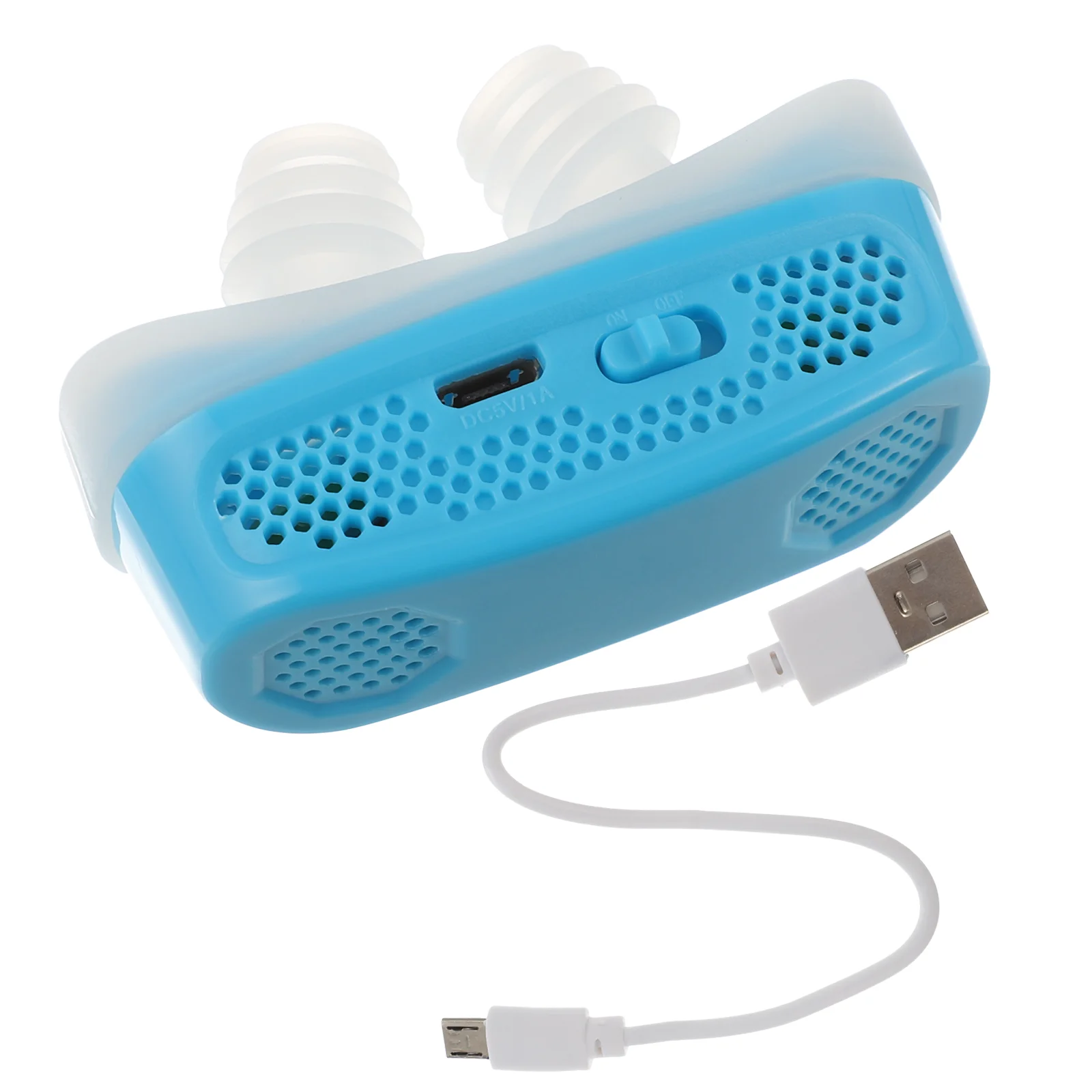 

1 PC Rechargeable Portable Safe Electric Nose Plug Aid Anti Snoring Device