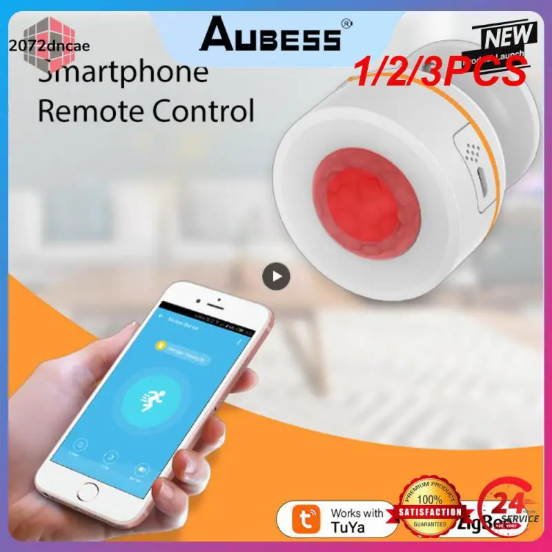 

Датчик движения Aubess Tuya ZigBee, Пассивный инфракрасный датчик движения с USB-подключением, работает с приложением Smartlife, 1/2/3 шт.