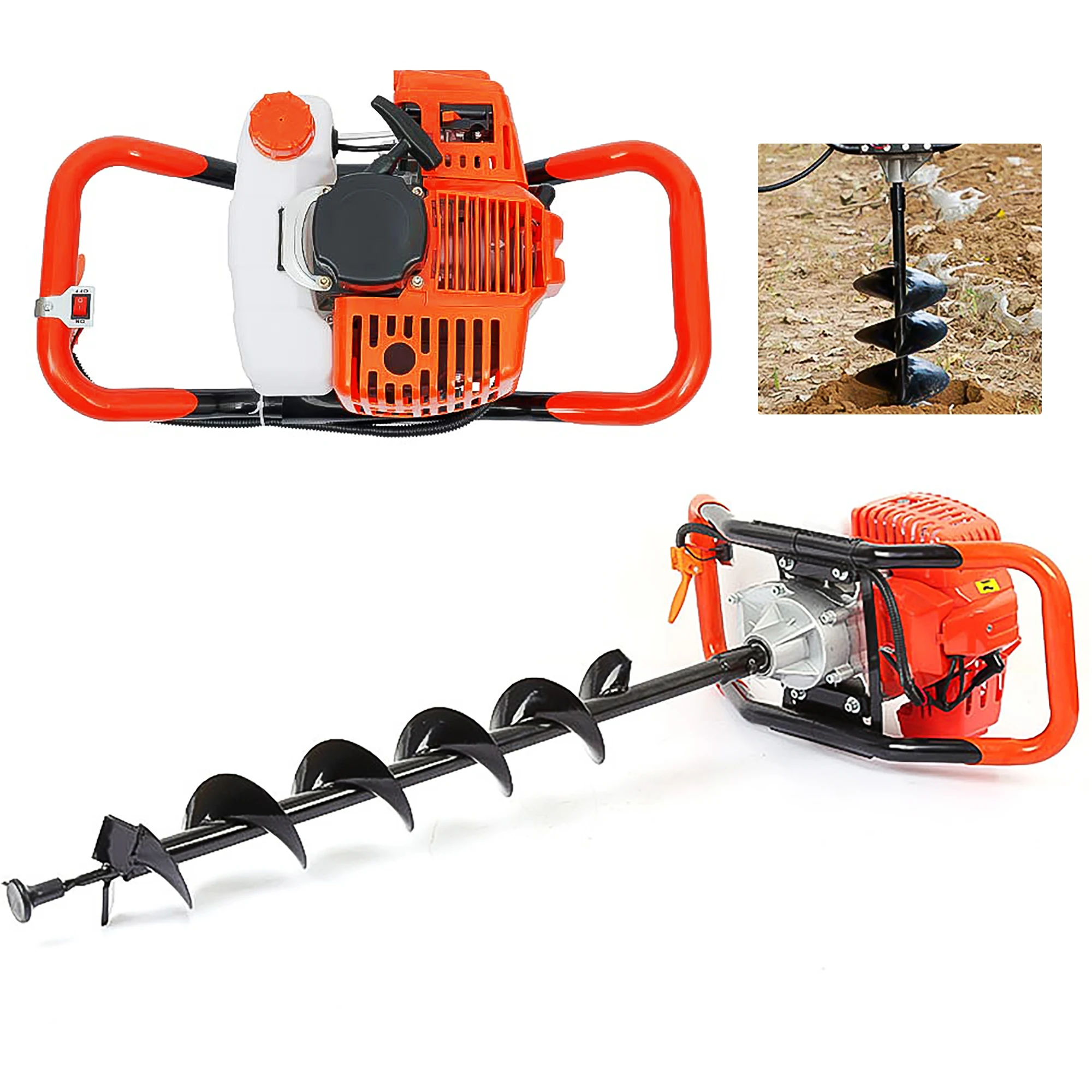 

Factory wholesale price high-power hole orchard fertilization hole drilling machine for telegraph pole digging tree planting