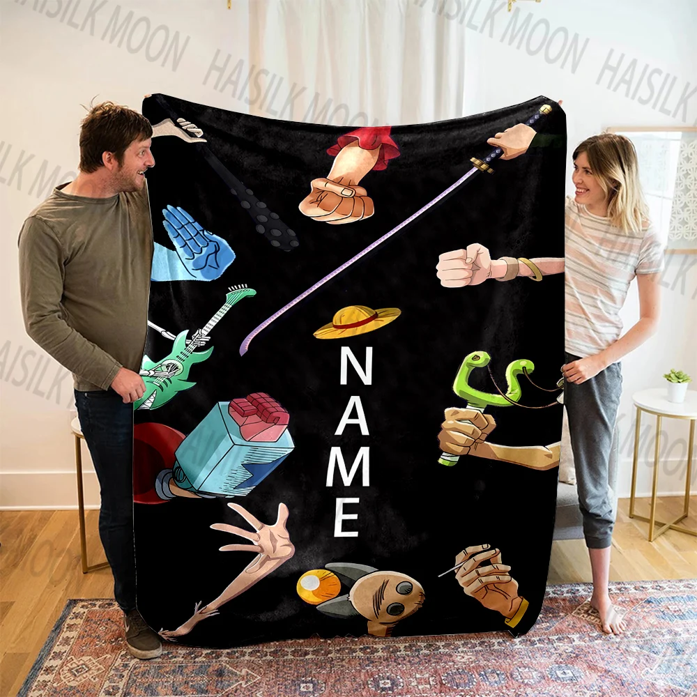 (Memo U Name) Цельное одеяло с принтом по индивидуальному заказу всесезонное