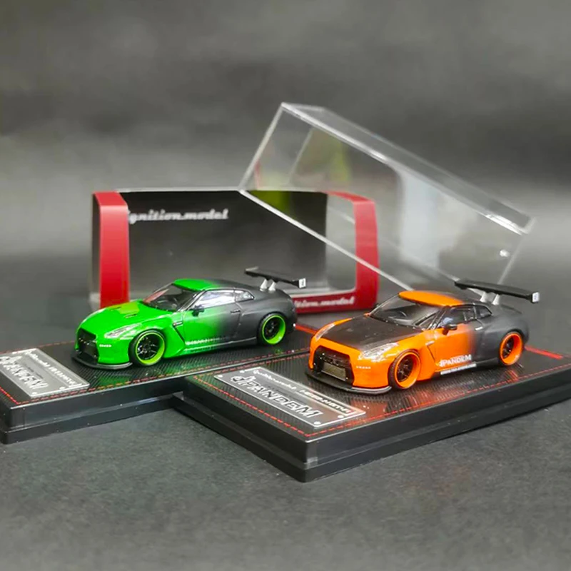 

IG 1:64 Model Car Pandem R35 GT-R Alloy Die-Cast Vehicle Display- 2 Colors Selection
