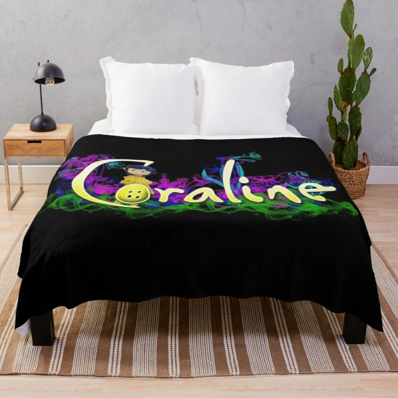 

Coraline Throw Blanket Decorative Bed Blankets