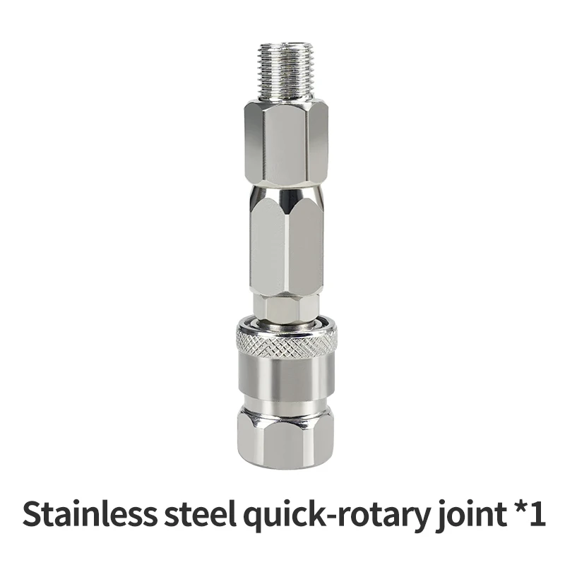 

360 градусов 1/4 дюйма безвоздушный шланг высокого давления из нержавеющей стали, быстро вставляющее соединение для распыления безвоздушного шланга, соединитель трубы