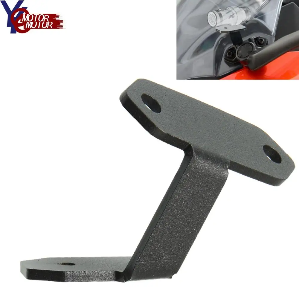 

For KAWASAKI NINJA 400 2018 2019 Riding Navigation Automobile Data Recorder Bracket Steel Left DVR Bracket Ninja 400 NINJA400