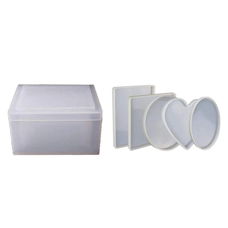 

Large Resin Silicone Molds Shiny Epoxy Resin Molds & Silicone Resin Molds Tissue Box Casting Molds Crystal Epoxy Molds