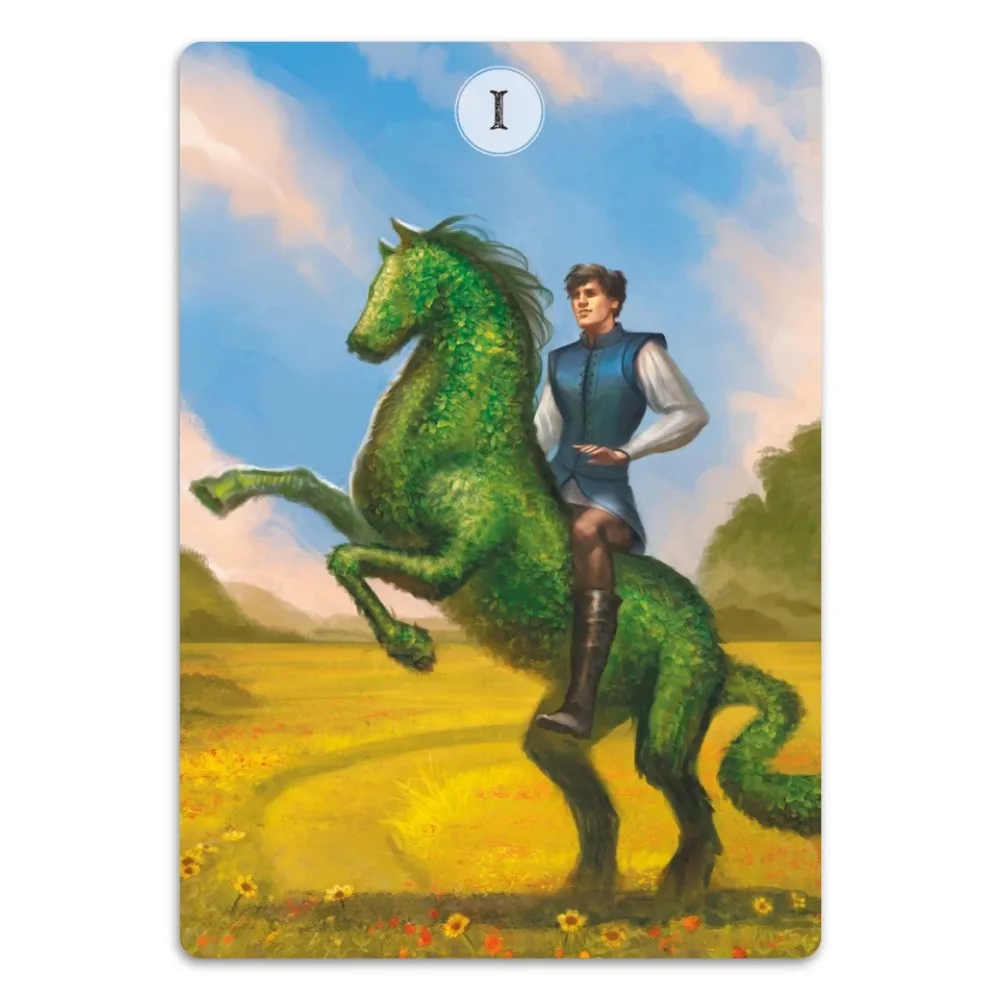Травы и растения карточки Lenormand с изображением ораклов 36 шт. яркими цветами