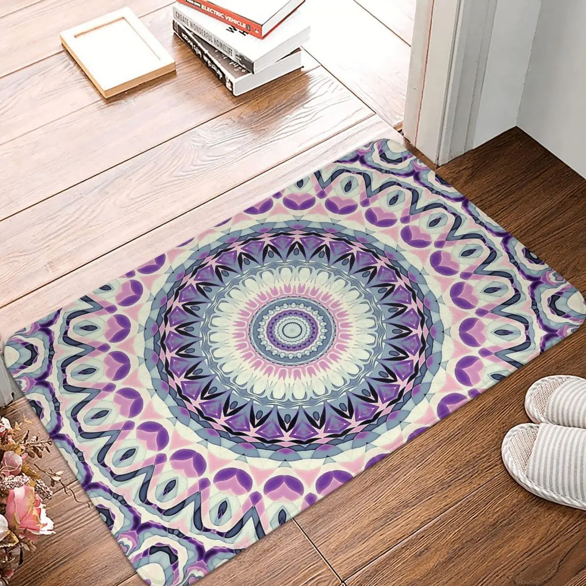 

Mandala Deco Anti-Slip Doormat Kitchen Mat Mosaic Art Nouveau Beauty Floor Carpet Welcome Rug Indoor Decorative