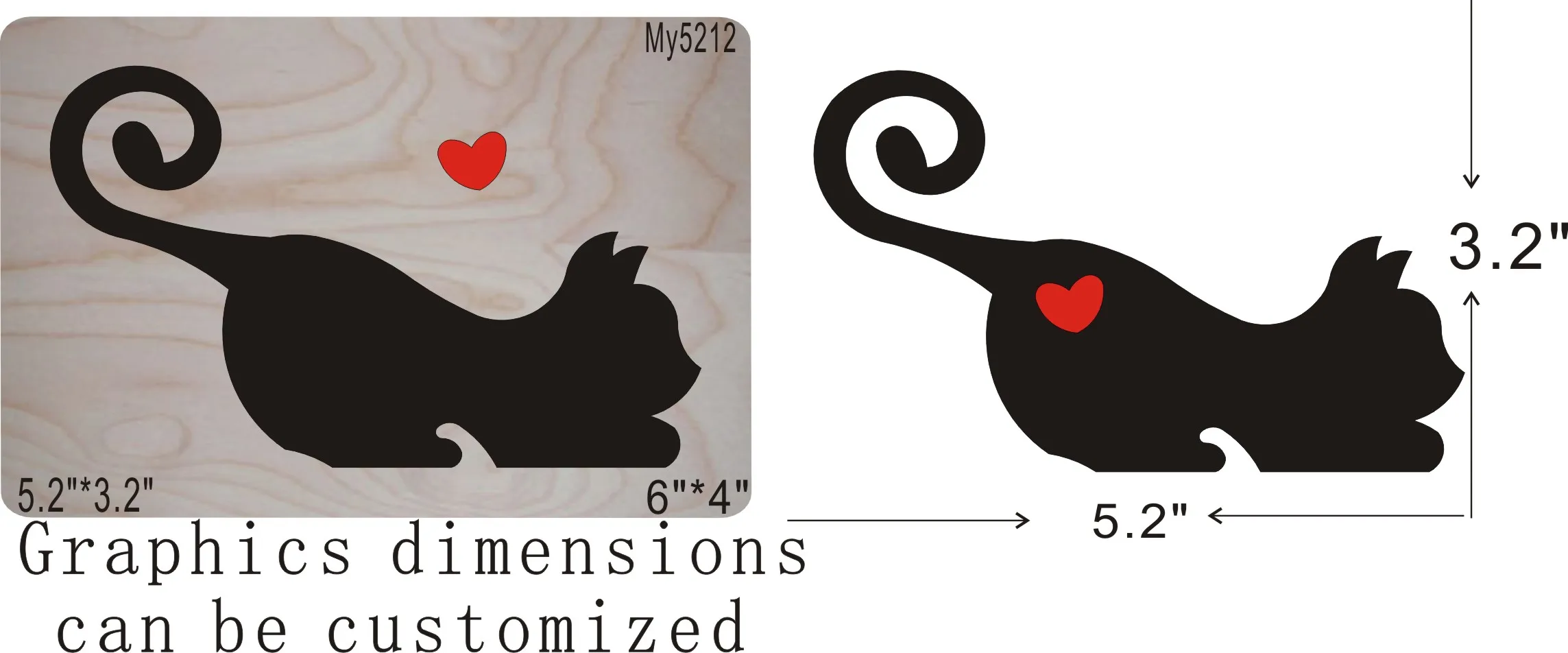 

MY5212 wood cutter die-cutting die is compatible with most die-cutting machines on the market.