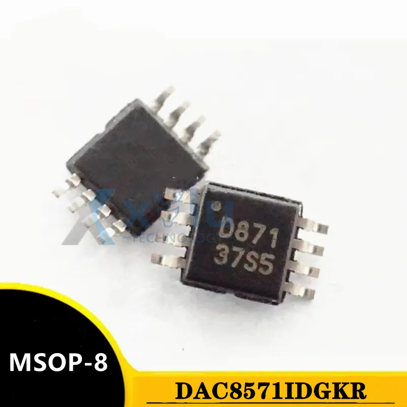 

DAC8571IDGKR DAC8571IDGK DAC8571 silk screen D871 16 bit DAC digital to analog converter VSSOP-8 package