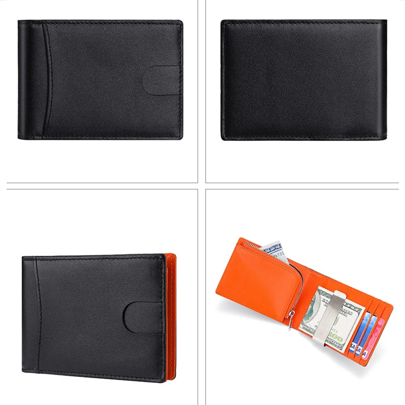 DIENQI Rfid мужские кошельки из натуральной кожи сумка для денег тонкий бумажник карт