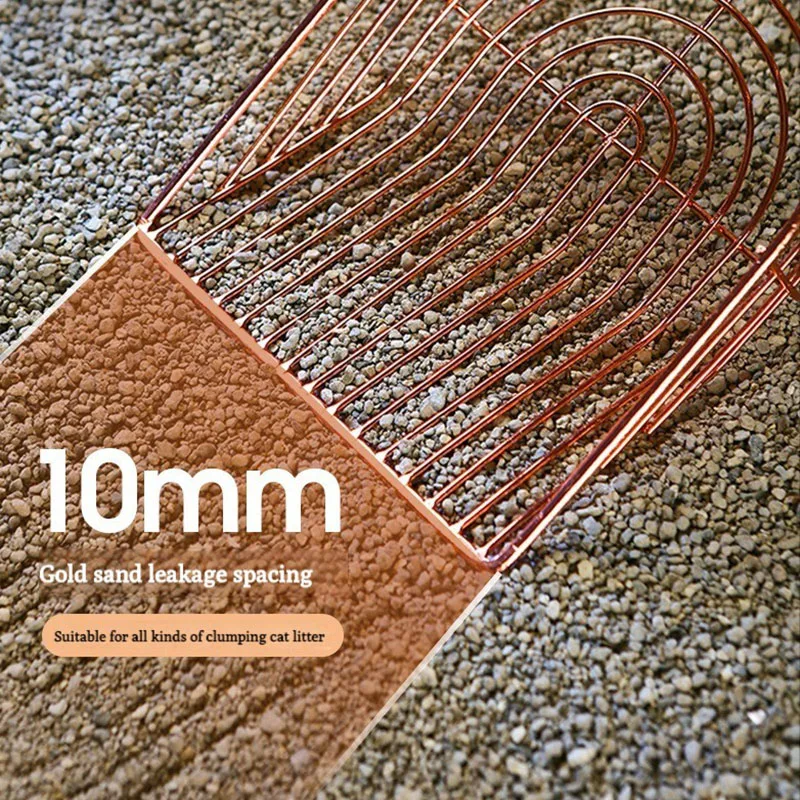 Лопата для кошачьего туалета из нержавеющей стали