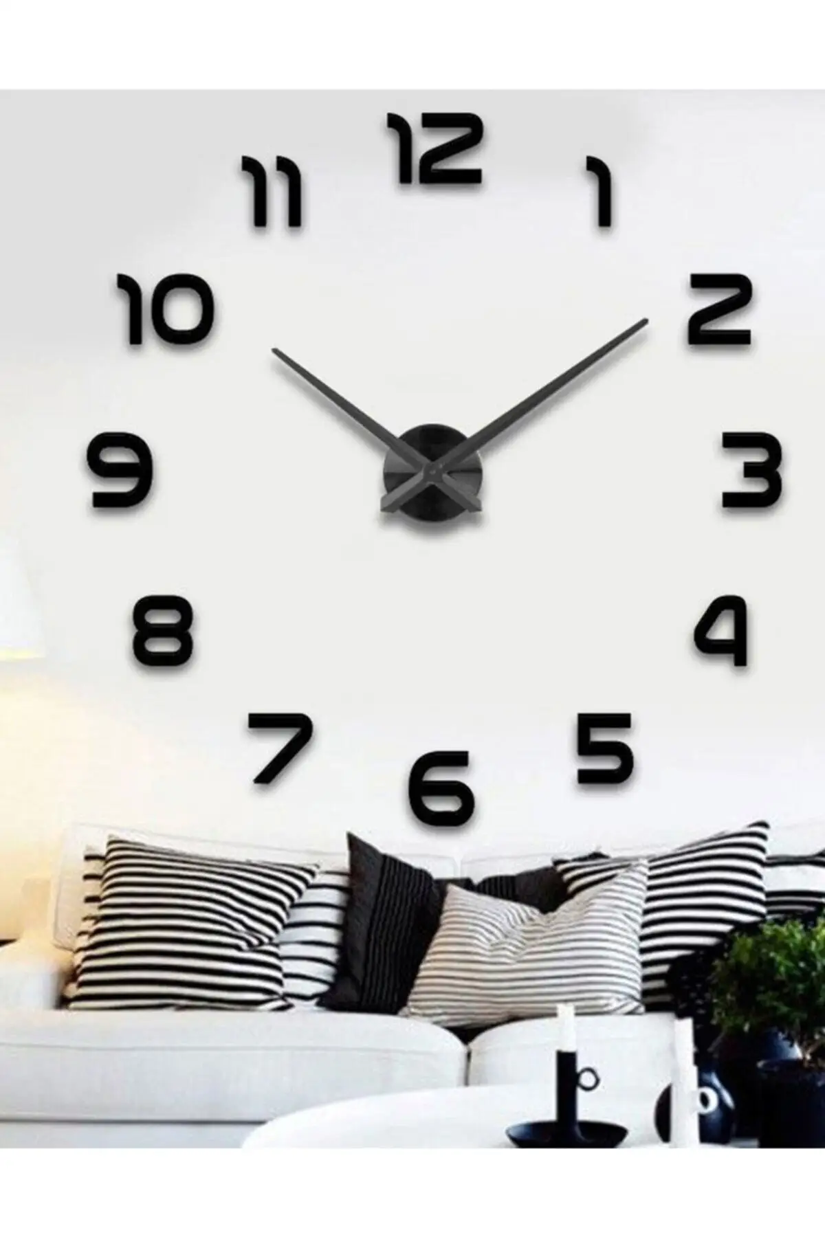 

Gogo 3d Wooden Wall Clock Black