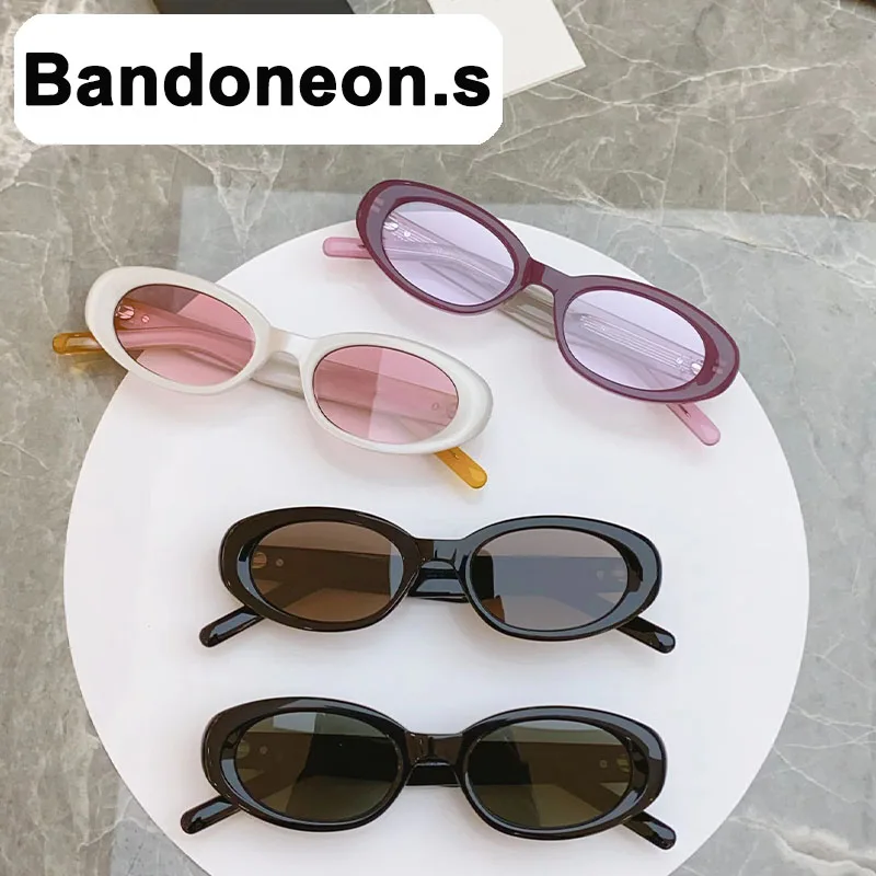 

Солнцезащитные очки BANDONEO N.S YUUMI для мужчин и женщин, нежные винтажные Роскошные брендовые дизайнерские, Uv400, модные, в Корейском стиле, лето