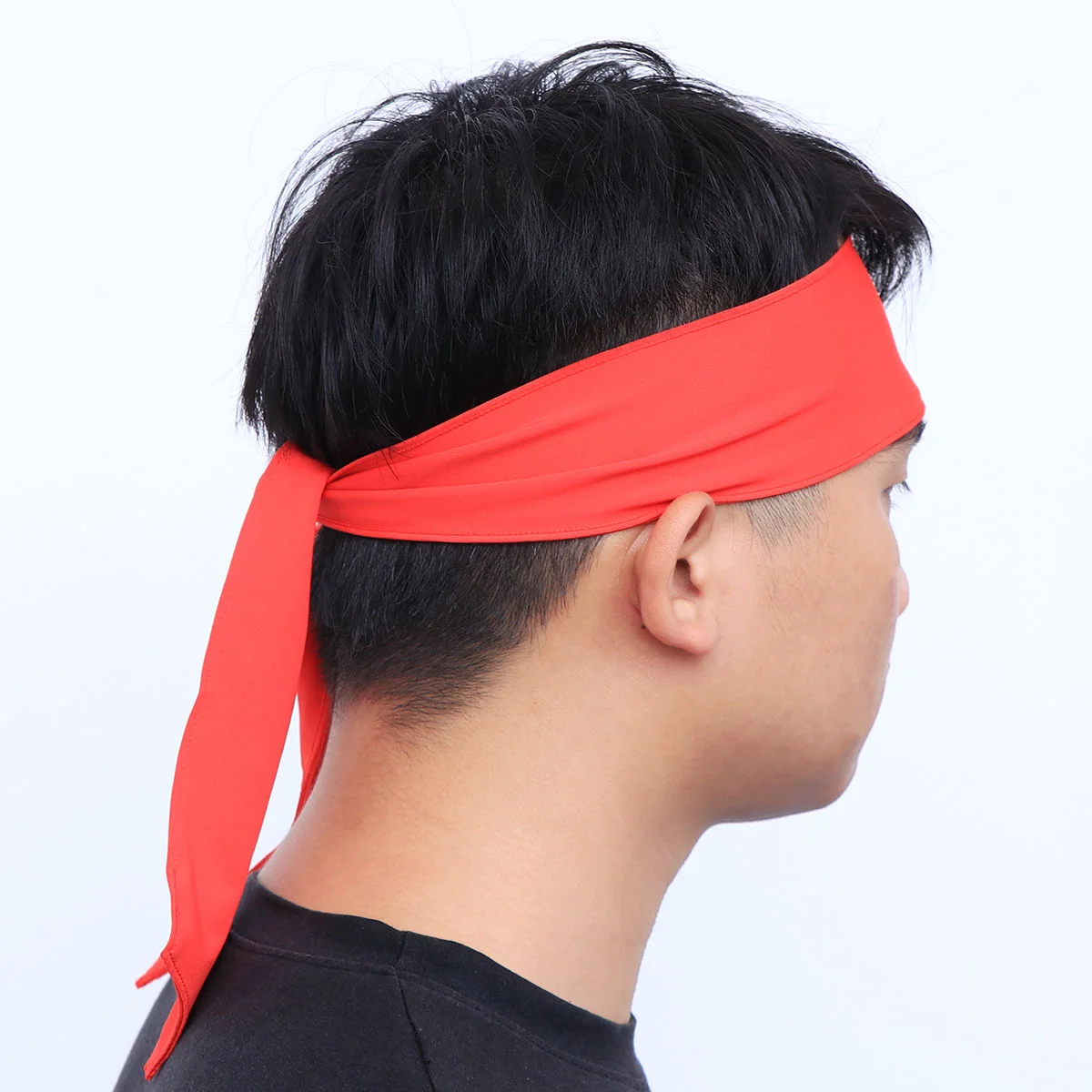 

Sports Headband Tie Polyester Tie Non- Perspiration Absorption Sweatband Hairband Tie for Exercise Yoga Fitness ( Red )