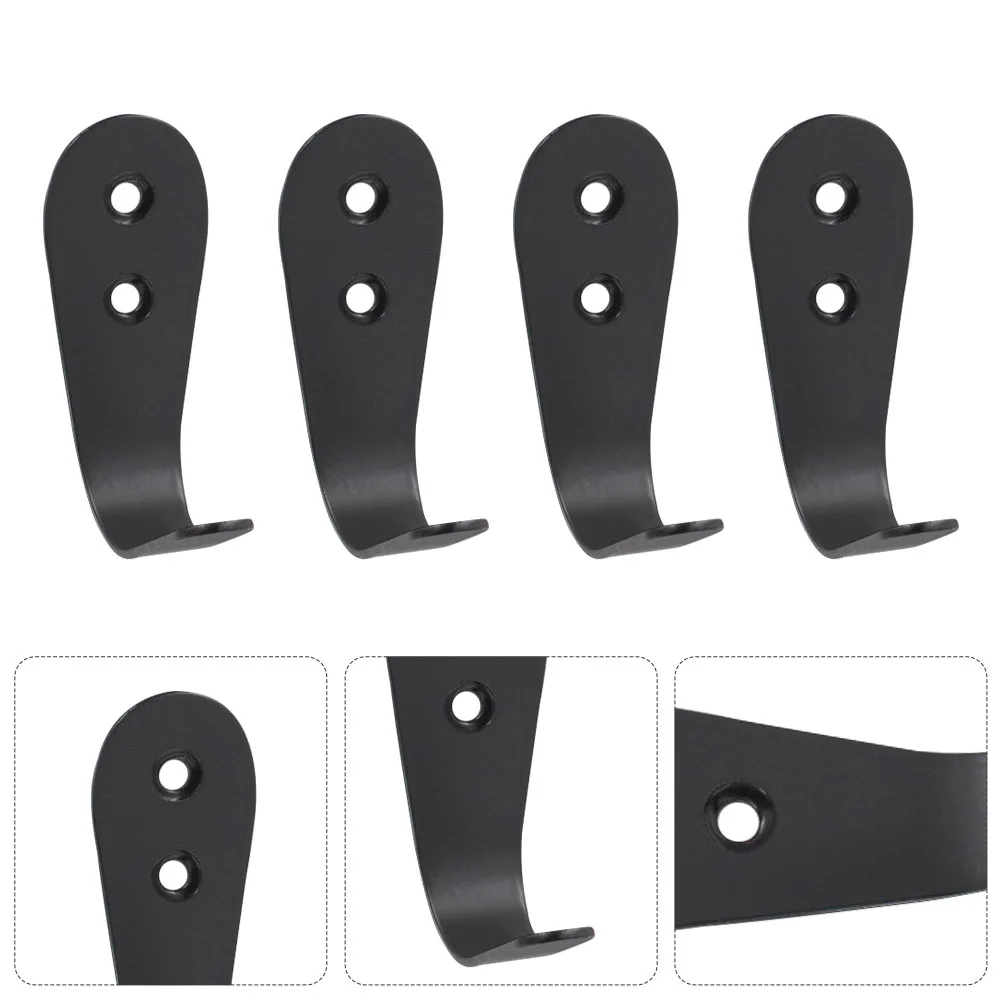 

10Pcs Wall-mounted Clothes Hanger Stainless Steel Clothing Hook Wall Hooks
