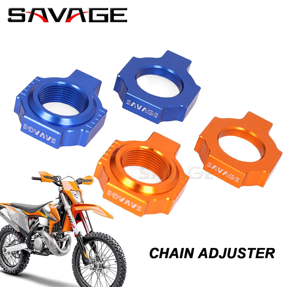

Motorcycle Chain Adjuster Regulator Sliders For EXC 525 520 450 400 380 300 250 200 125 Dirt Pit Bike Swingarm Slider Parts