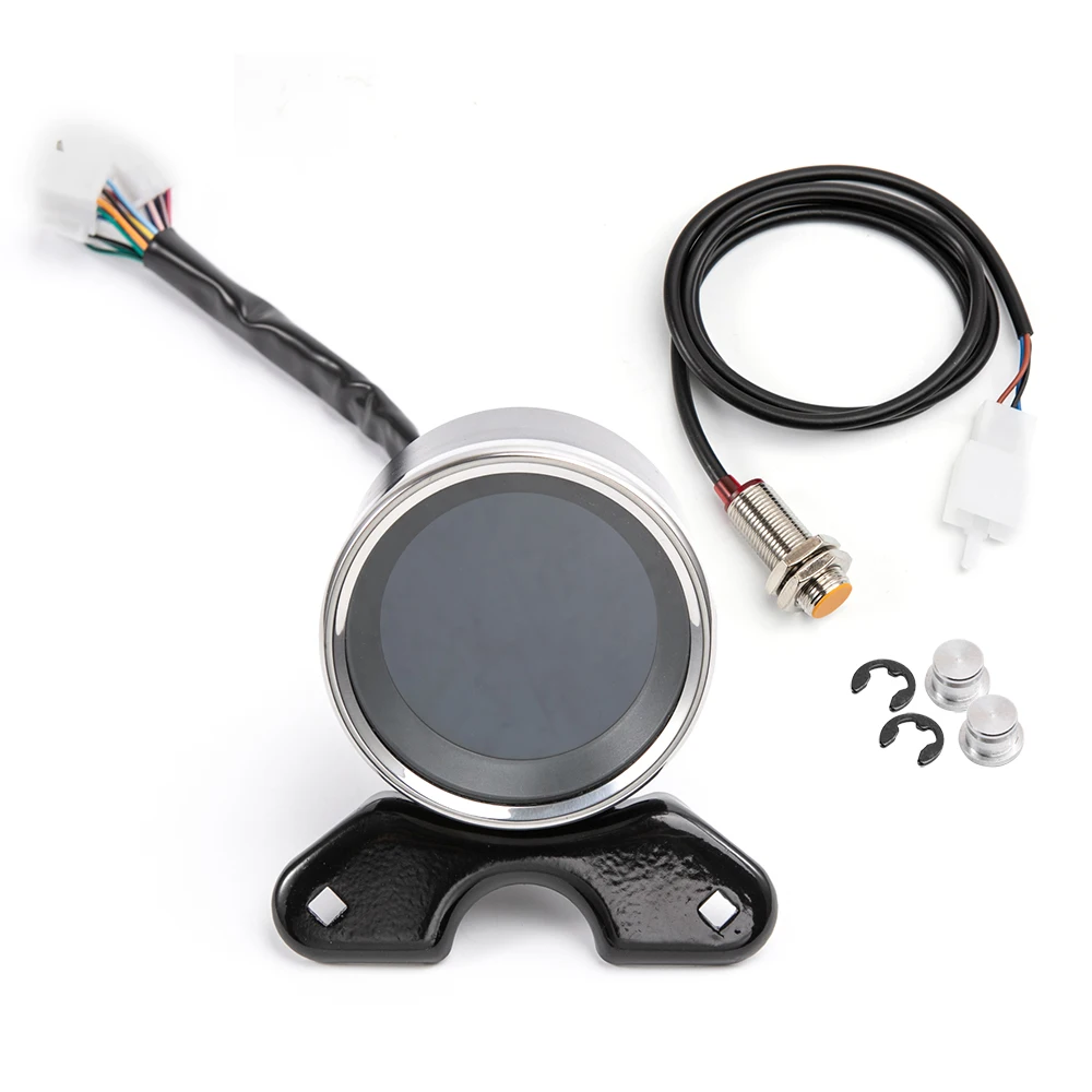 

Пользовательский мотоцикл 12 В светодиодный ЖК-цифровой одометр спидометр тахометр для Harley Honda Yamaha Suzuki Cafe Racer Bobber Touring