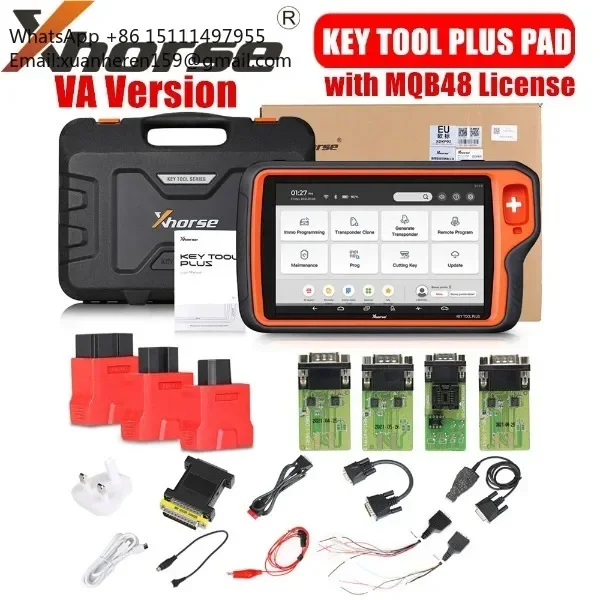 Фото 2025 Xhorse VVDI Key Tool Plus, версия для VAG, 1 год поддержки VAG для VW, Audi, Porsche, программирование иммобилайзеров, включает MQB48-NEC35xx №3