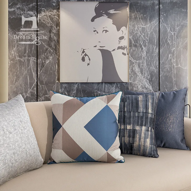 

High precision jacquard cushion, home stay sofa pillow, light luxury pillow case