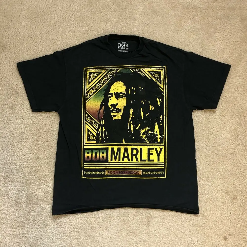 Футболка Bob Marley пятьдесят шесть надежды рок-корни регги 117508 взрослые большие