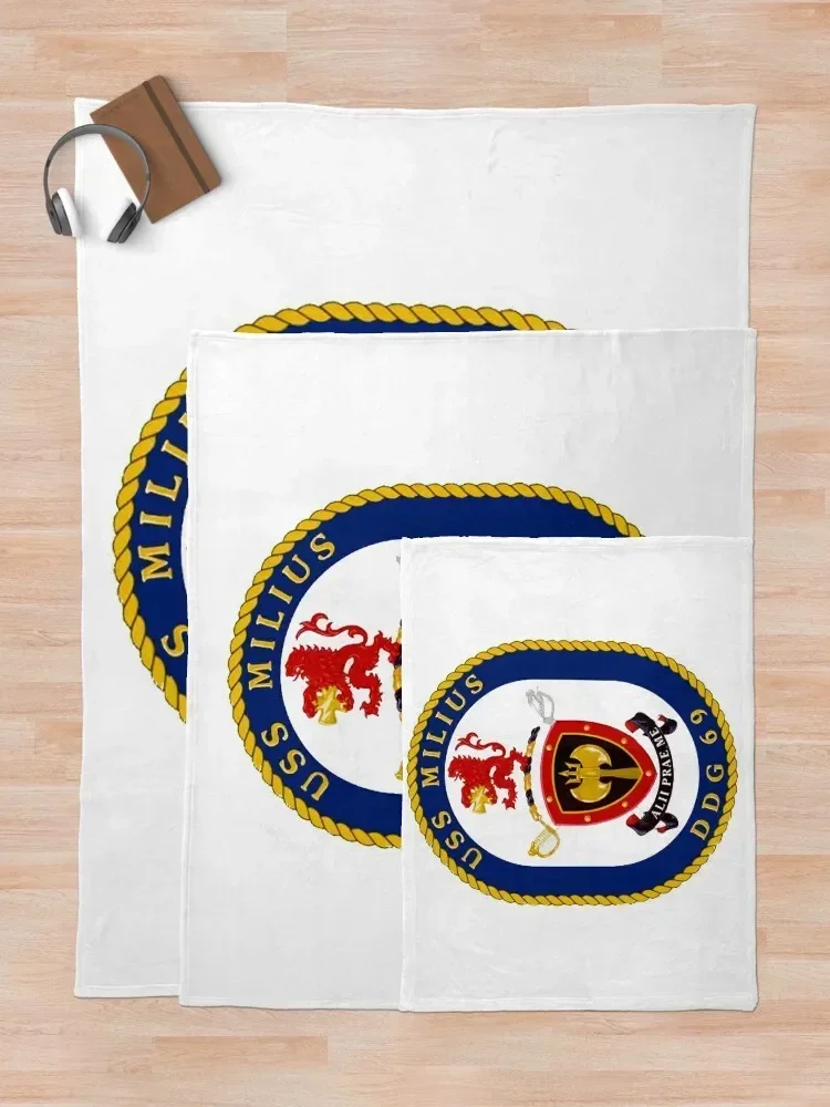 DDG-69 USS Milius Crest одеяло для дивана милые очень большие пледы