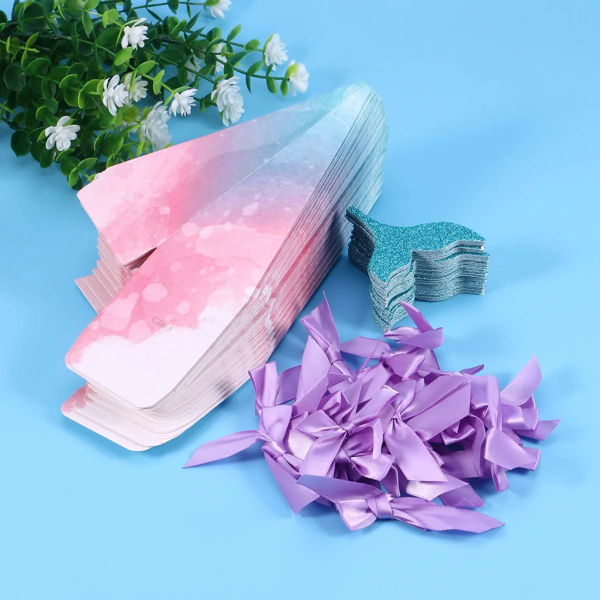 

50PCS Candy Boxes Gift Treat Boxes Under The Party Supplies Party Favor Boxes for Birthday Shower Party Decoration ( and Blue )