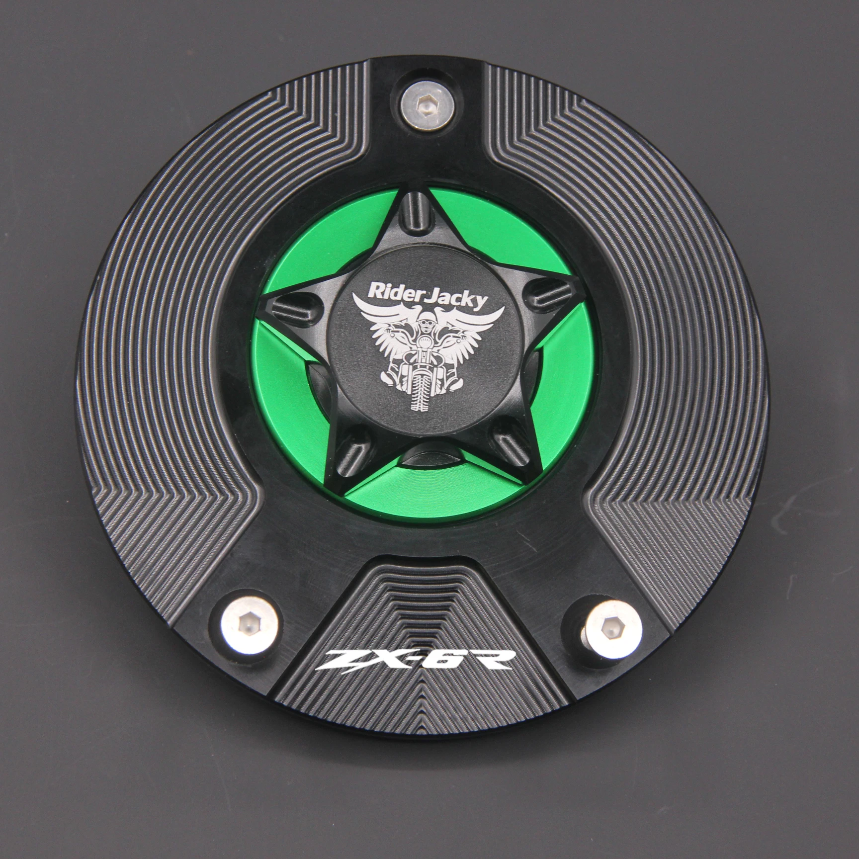 Ридержакки®Крышка крышки топливного бака без ключа для Kawasaki Ninja ZX-6R 636 ZX636R 2007-2018
