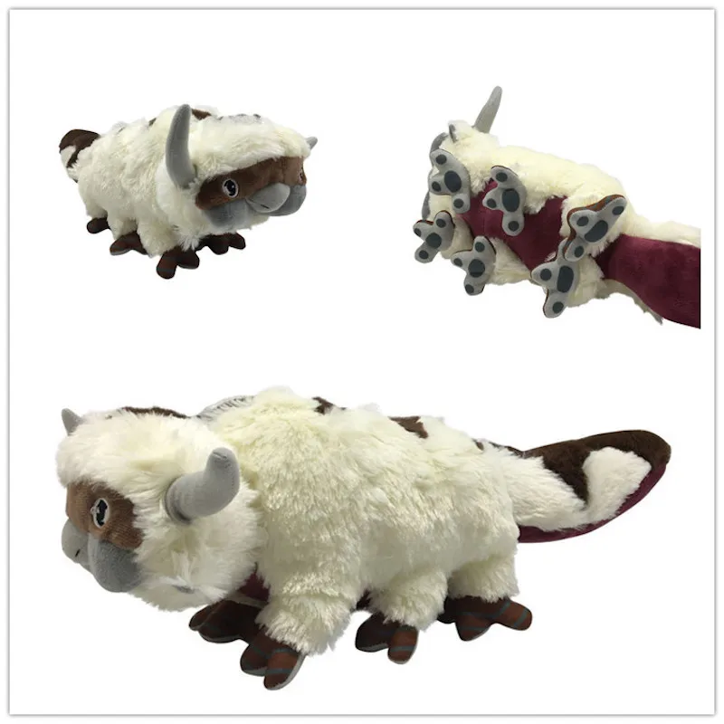

Big Size Anime Avatar The Last Airbender Appa Plush Pillow Toys Large Soft Doll Toys RARE Peluche Cow for Kid Pillow Holida Gift