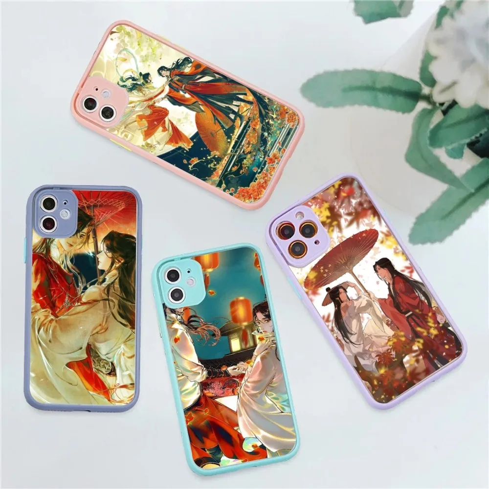 

Heaven Official’s Blessing Phone Case For IPhone 14 11 12 13 Mini Pro Max 8 7 Plus X XR XS MAX Translucent Matte Cover