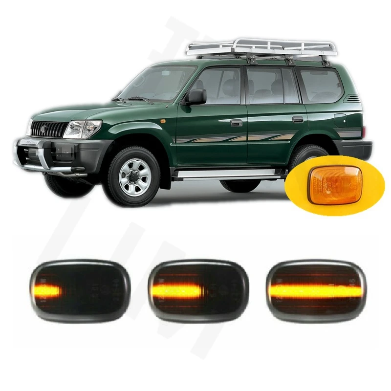 Для Toyota LAND CRUISER Prado J70 серии 1990-1995 J90 1996-2002 TRD последовательный светодиодный боковой