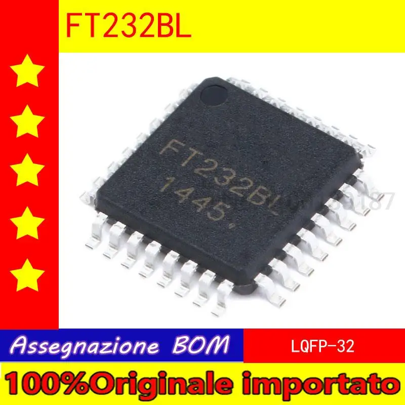 

100%Originale importato Home furnishings patch FT232BL - biennial REEL LQFP - 32 USB to UART communication interface chip