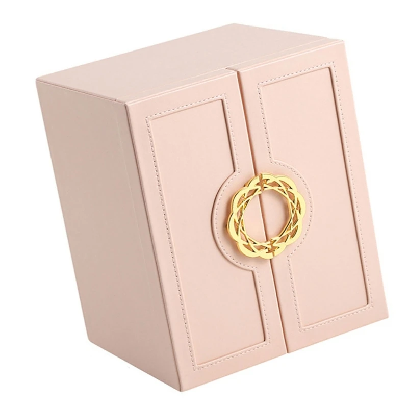 Большой органайзер для ювелирных изделий из искусственной кожи чехол хранения