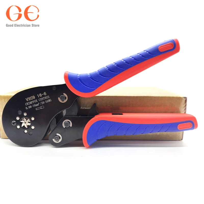 

Tube terminal crimping pliers VXC9 16-6 pin terminal crimping pliers European style terminal crimping pliers set pliers multi