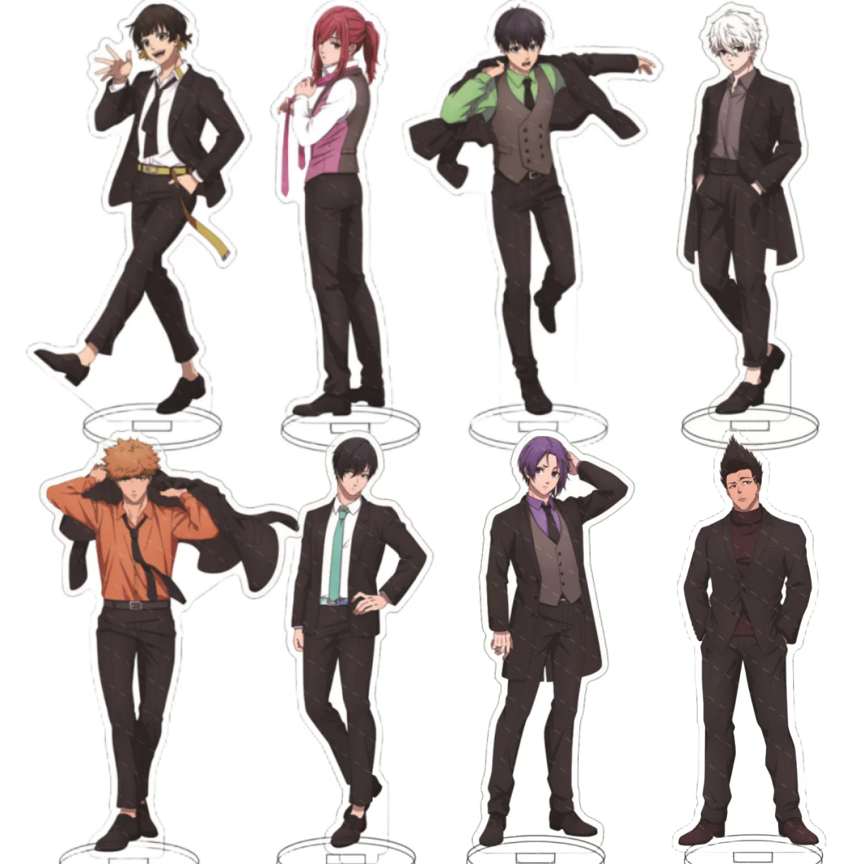 

Popular anime blue lock character Seishiro Nagi Chigiri Hyoma Bachira Meguru Cosplay fashion acrylic bracket model gift 15CM
