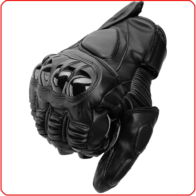 

Men Motorcycle Gloves Breathable Leather Mittens Motocross S1 Racing Riding Locomotive Knight Gloves guantes moto