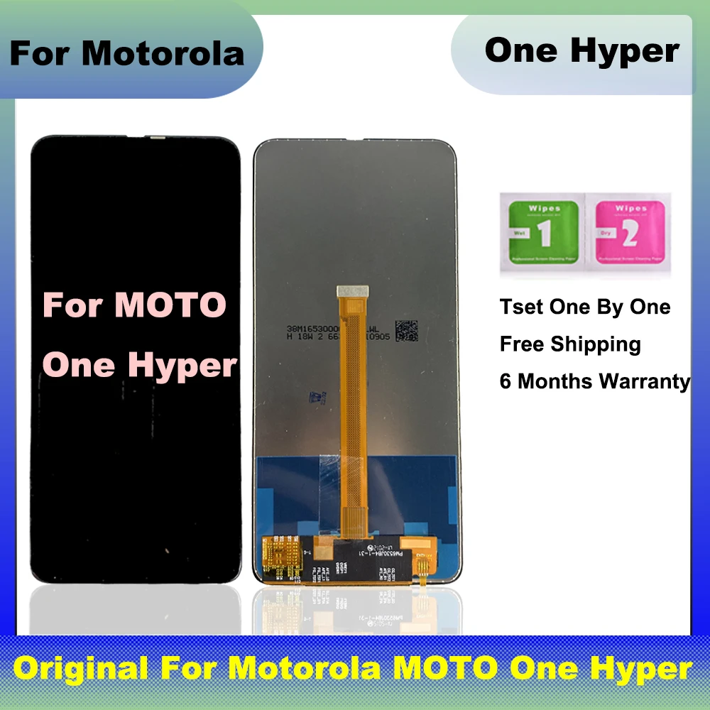 6 5 ''Оригинальный ЖК-дисплей для Motorola Moto One Hyper сенсорный экран дигитайзер в