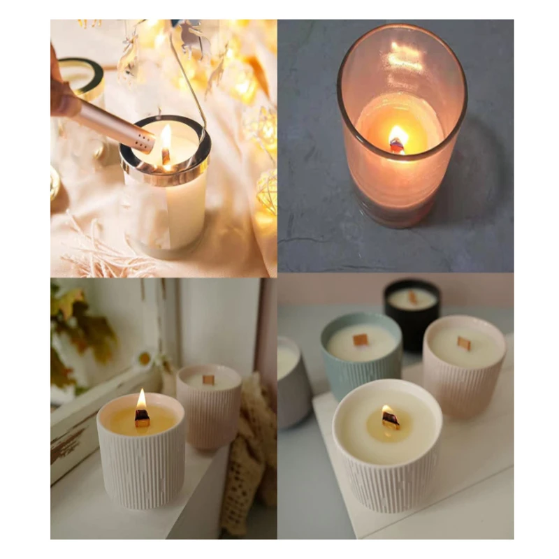 

Фитиль деревянный для свечей, фитиль для свечи с вкладкой из экологически чистого материала, фитиль для свечей «сделай сам», материалы для и...