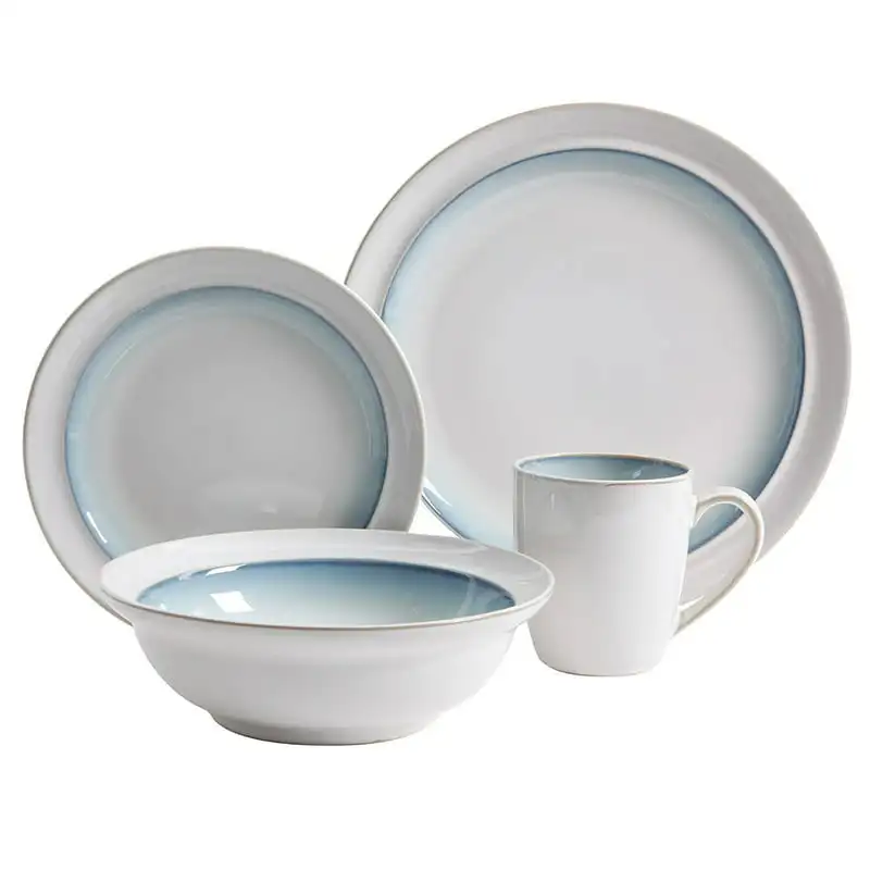 

Lawson 16 Piece Dinnerware Set, Teal Utensils For Kitchen